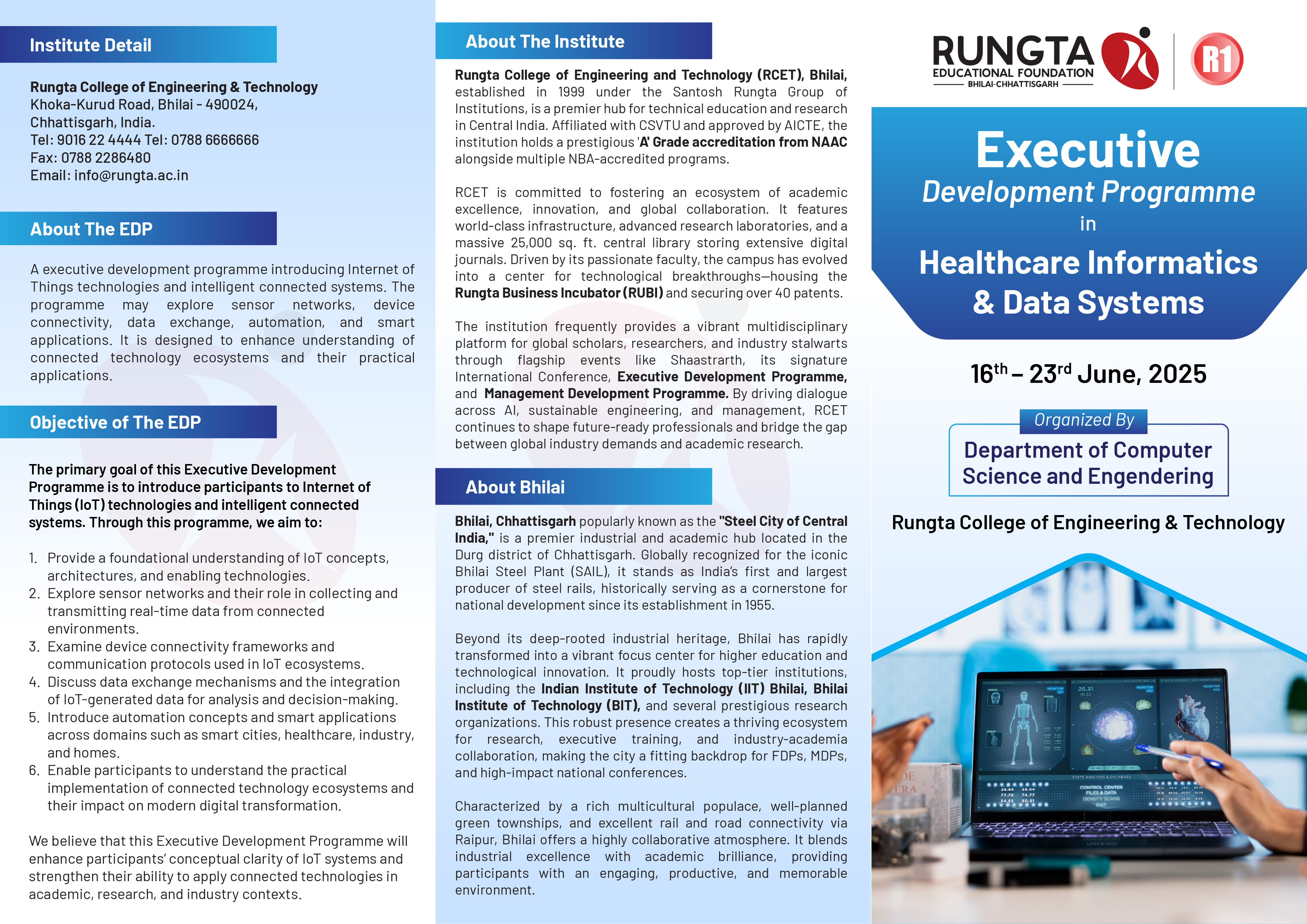 Executive Development Program in Healthcare Informatics & Data Systems